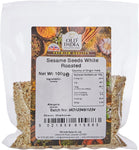 Old India Sesame Seeds White Roasted 100g-best before 17/04/25