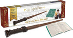 WOW! STUFF Harry Potter Real FX Wand, condition used- very good, broken, scruffy box, no charging cable