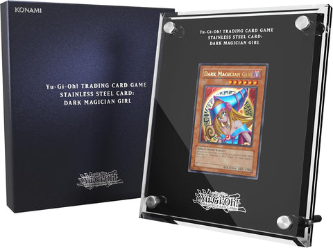 Yu-Gi-Oh! TRADING CARD GAME Stainless Steel Card: Dark Magician Girl, new but opened box