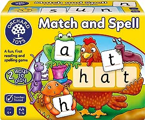 Orchard Toys Match and Spell Game, New but open, scruffy box