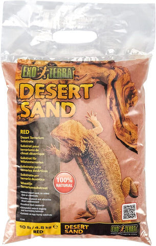 Exo Terra Desert Sand, 4.5 Kg, Red- damaged open pack sealed in a bag