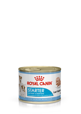 Royal Canin Starter Mother & Babydog 1-2 months 195g - best before 28/07/25 - dented tin