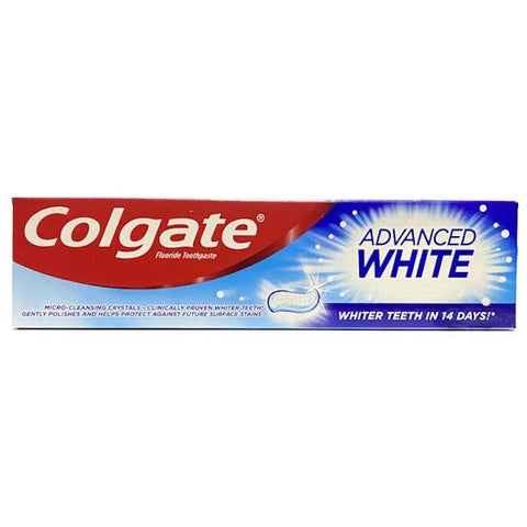Colgate Advanced White Toothpaste 100ml, expiry date 01/28
