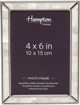 Hampton Frames CEYLON Silver with Mother of Pearl Frame 4x6'', condition new, open box
