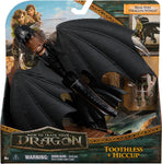 Dreamworks Dragons, How to Train Your Dragon, Action Figures, new but the Viking Rider figure is missing, scruffy box