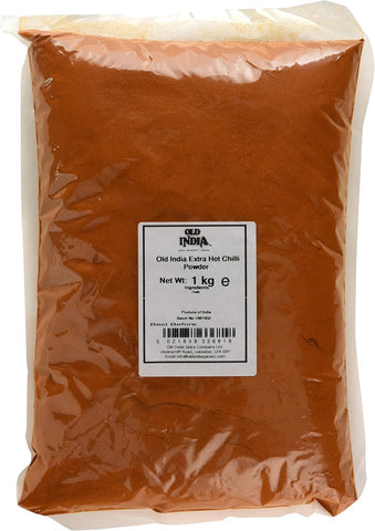 Old India Extra Hot Chilli Powder 1 Kg- best before 11/09/26