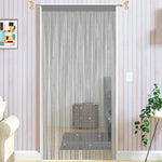 Taiyuhomes Bead String Curtains Door Fly Screen , grey , new but scruffy bag