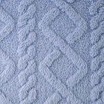 Madizz 2x Soft Plush Fleece Cushion Covers, Blue, condition new, scruffy packaging