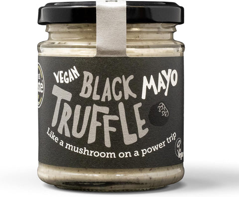 BeSaucy - Black Truffle Mayonnaise, 180g Glass Jar, best before 06/25