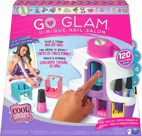 Go glam u-nique nail salon , condition: used -good, open box , scruffy box ( ref TT-44)