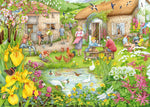 Ravensburger Cosy Café No. 3 Valley Farm Cafe 1000 Pcs Jigsaw Puzzle, New but open, scruffy box
