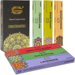 Raajsee Incense Sticks-100% Organic Hand rolled 6 PACK , 15gm each- new but missing original packaging