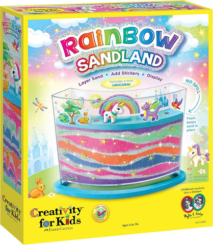 Creativity for Kids Rainbow Sandland, New but open, scruffy box
