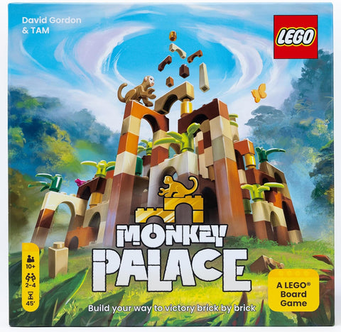 Asmodee - Monkey Palace: A LEGO Board Game, Used- very good, open, taped box, complete