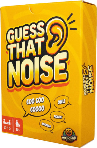 Worgan Games Funny Sound Impressions Party Game - Guess That Noise , New but damaged box