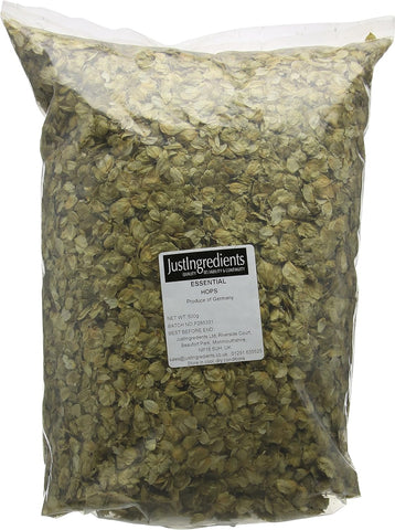 JustIngredients Essentials Hops 500 g- best before 06/24