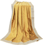 Indian Consigners Big Velvet Cloth for Multipurpose Use Altar Tarot Spread Tablecloth (Gold)- new but missing original packaging