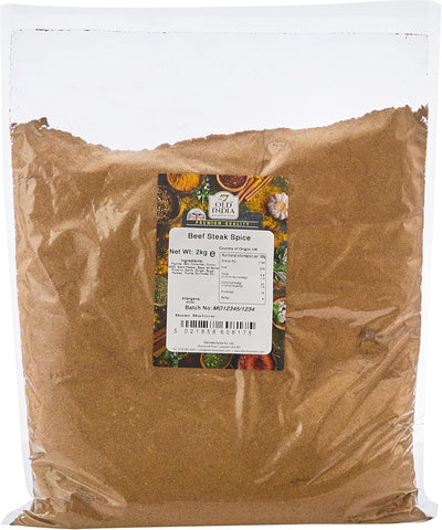 Old India Beef Steak Spice 2kg, best before 13/11/25