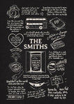 The Smiths Doodle Lyric Poster - (Black Chalkboard, A4 Unframed)- new but open pack