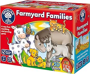 Orchard Toys Farmyard Families Game, condition new, open box