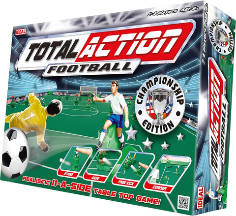 Ideal Total Action Football Game, condition used -acceptable, broken box, no goals