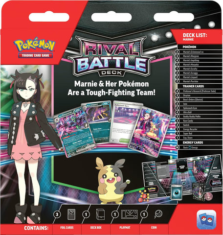 Pokémon TCG: Rival Battle Deck - Marnie, new but open/scruffy box
