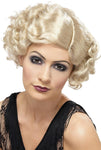 Smiffys 's 1920 Flapper Curly Blonde Wig, used - very good  (Ref TT50)