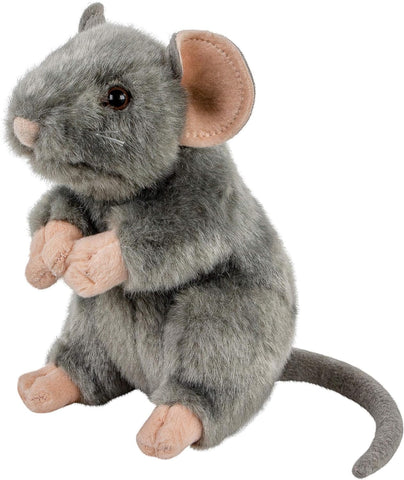 Teddys Rothenburg Cuddly Toy Mouse / Grey 17 cm, condition new but no original packaging