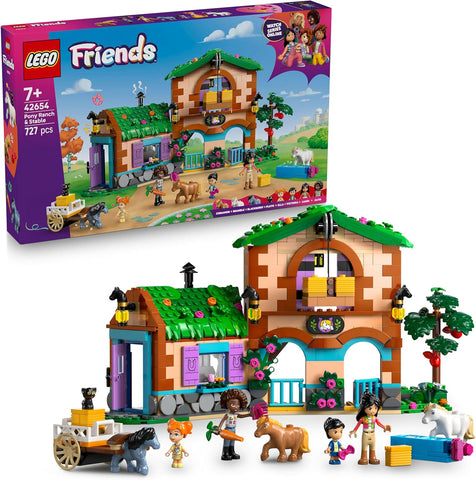 LEGO Friends Pony Ranch & Stable, New but open, damaged box, all bags inside are sealed