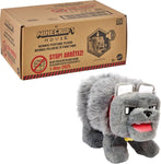 Mattel Minecraft Interactive Plush Toy, JDW25, New, Tested, open, scruffy box