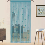 QiBoYuYe Beaded Door Curtain Fly Screen , (blue, 90x200cm) , new but missing original packaging