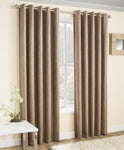 Vogue Latte Natural 90 x 108 inch (229x274cm) Eyelet Curtains-used very good, like new, no original packaging