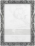 Malden International Designs Metal Picture Frame, 5x7'', Silver, New, scruffy packaging