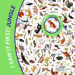 Laurence King Publishing I Saw It First! Jungle: A Family Spotting Game , new, scruffy open box