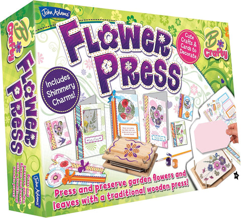 John Adams | Flower Press| Arts & Crafts Red used very good, box opened a couple of cards missing