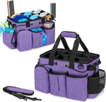 LoDrid Large Professional Cleaning Caddy Purple New but missing dividers, scruffy packaging