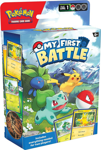 Pokémon TCG: My First Battle—Pikachu and Bulbasaur, open box but the contents are new