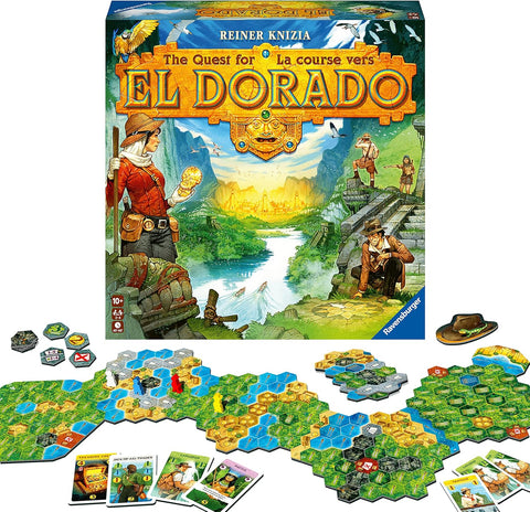 Ravensburger The Quest for El Dorado - Used very good, open box, cards have been opened
