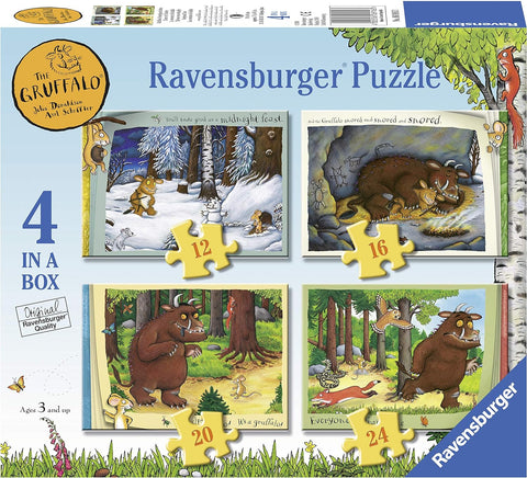 Ravensburger The Gruffalo 4 in Box ,like new ( ref tt121)