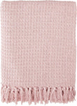 Emma Barclay Waffle Textured Throw Blush Pink, condition new, no original bag