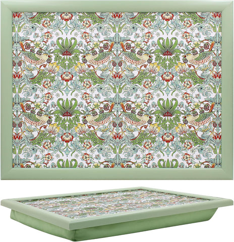 The Leonardo Collection William Morris Strawberry Thief Laptray With Bean Bag for Serving Dishes new
