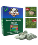 Peterals Natural Mineral Rocks to Prevent Lawn grass Burn Yellow Patches from Dog Urine 200g- damaged/open pack sealed in a bag