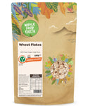 Whole Food Earth Wheat Flakes 500g- best before 09/08/24- damaged / missing label