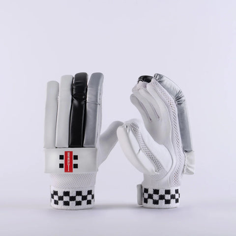 Gray Nicolls Thunder Cricket Gloves junior Right Hand- white/grey/black- new