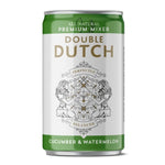 Double Dutch Cucumber and Watermelon Premium Tonic Mixer | pack of 22x 150ml best before 12/01/25-no box