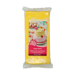 FunCakes Mellow Yellow Sugarpaste 250g, best before 07/25, dirty pack (Ref E151)