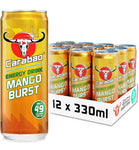 Carabao Energy Drink Mango Burst, 10x330ml only , best before 01/26 , some dented .