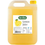 Bevelini Lemon Juice, 4 Litre , best before 5/25 , scruffy label/dented