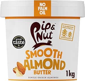 Pip & Nut - Smooth Almond Butter (1kg) best before 5/25- slight dirty box