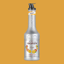 MONIN Mango Fruit Mix Puree 1L, best before 5/26 , nozzle missing